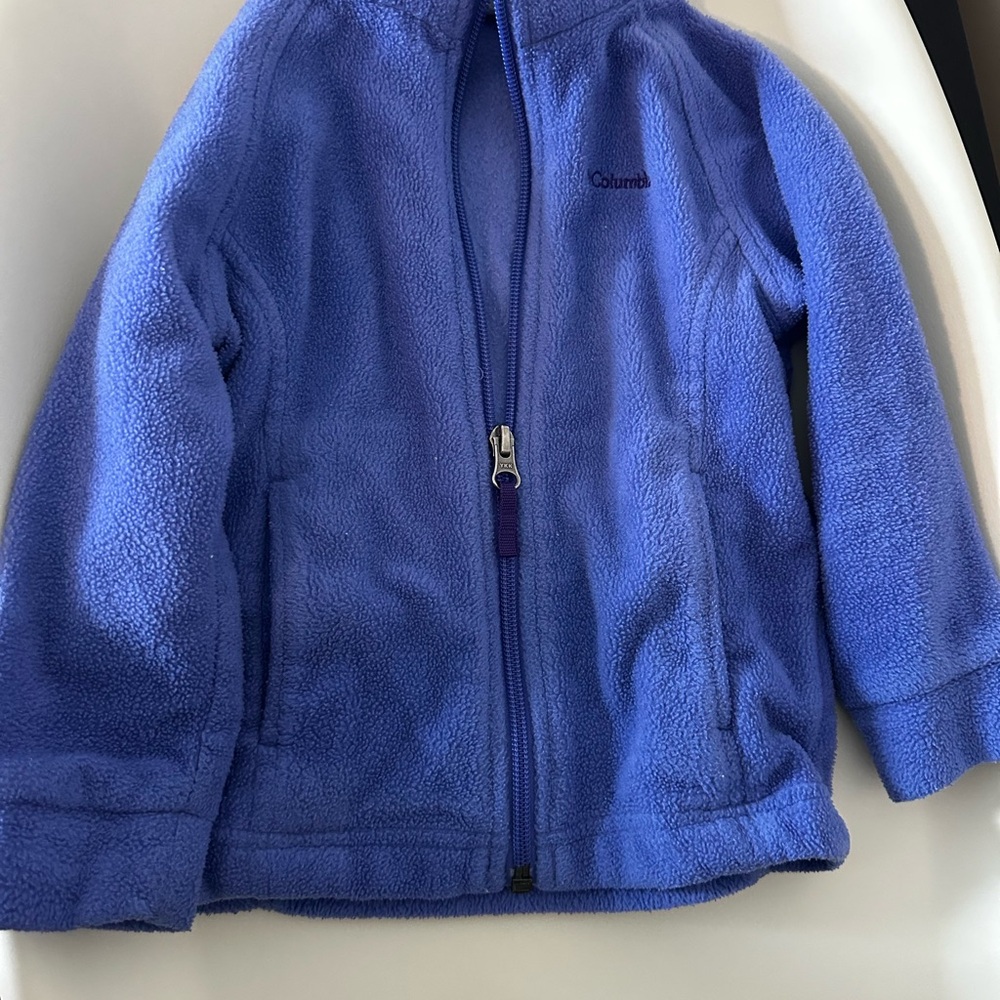 Columbia Kids Cozy Purple Fleece Jacket